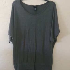 Charcoal Short Sleeve Top